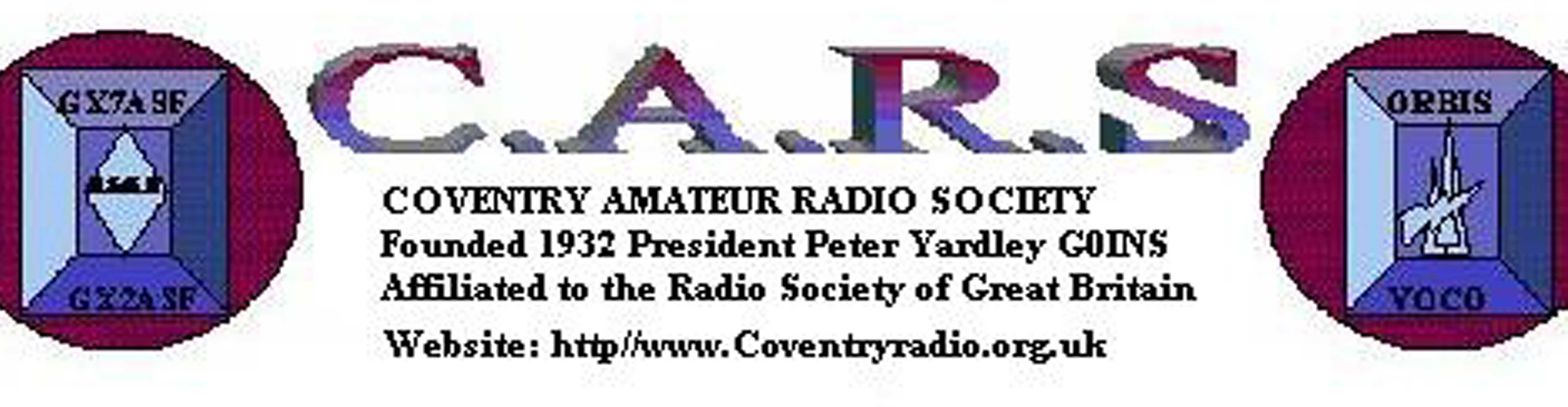COVENTRY
AMATEUR RADIO SOCIETY 