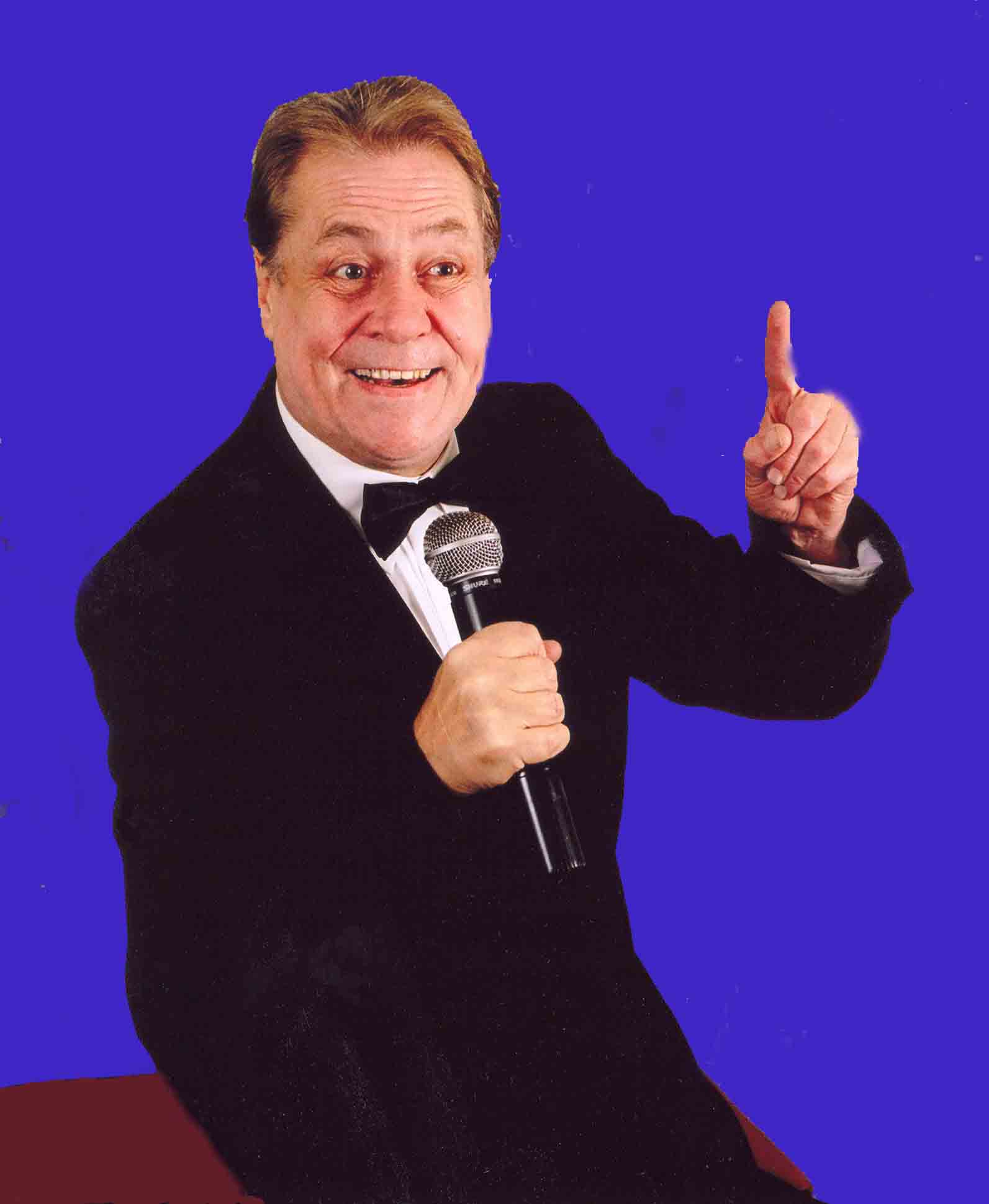 &nbsp;&nbsp;An 'action portrait' for an entertainer's promotional material 