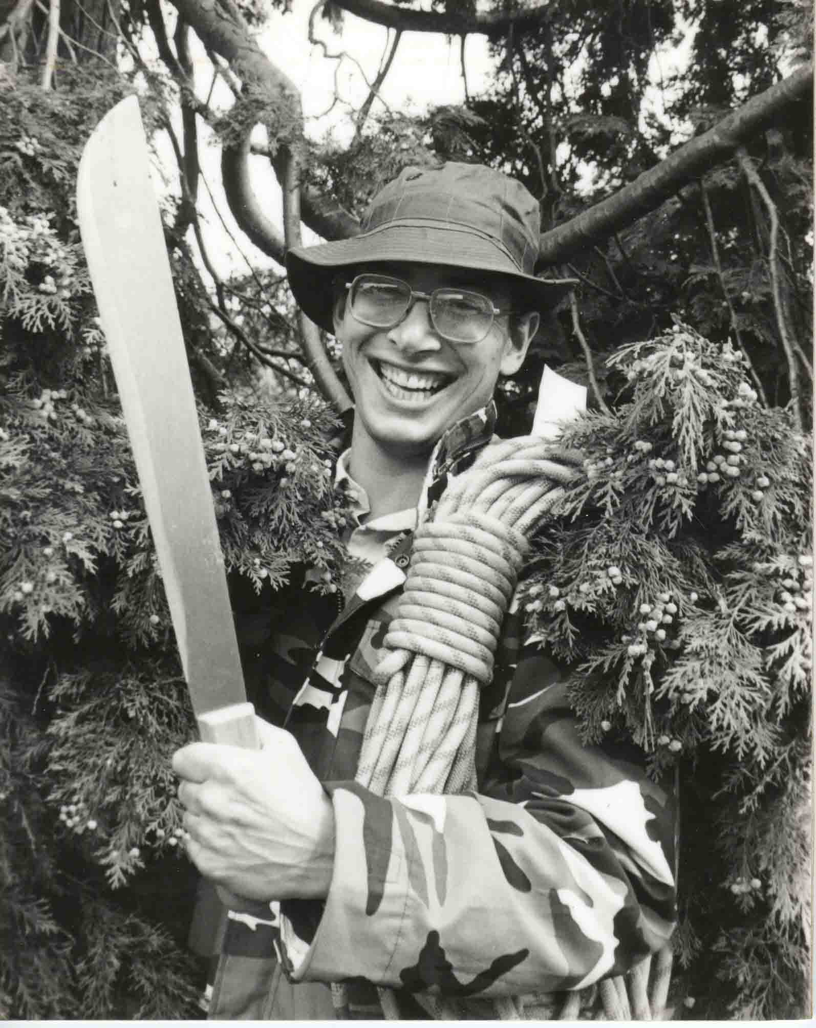  A lively environmental portrait of this soon-to be explorer 