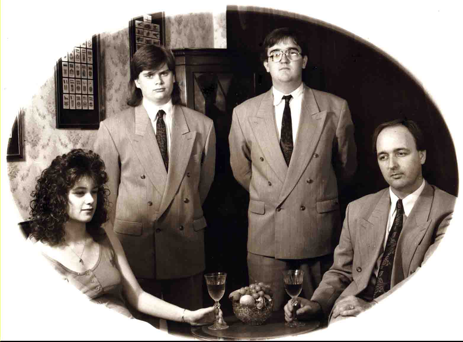  'A period set' promotional portrait for this musical group